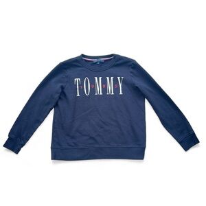 Navy blue Tommy Hilfiger sweatshirt